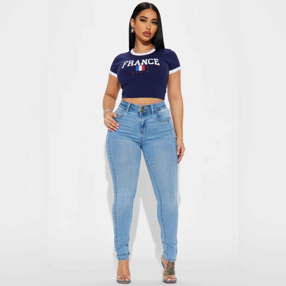 Fashion Nova In A Heartbeat Stretch Skinny Jeans